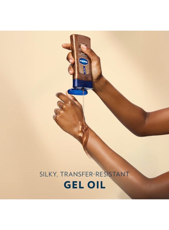 Vaseline Glazed and Glisten Golden Hour Body Glow Gel Oil 200ml - Image 5